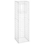 vidaXL Gabiónové koše/stĺpy 2 ks 50x50x180 cm železo – Obrázok 3