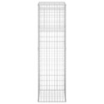 vidaXL Gabiónové koše/stĺpy 2 ks 50x50x180 cm železo – Obrázok 5