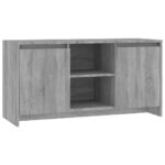 vidaXL TV skrinka sivý dub sonoma 102x37,5x52,5 cm drevotrieska – Obrázok 2