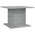 vidaXL Konferenčný stolík, sivá sonoma 55,5x55,5x40cm kompozitné drevo – Obrázok 2