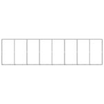 vidaXL Vonkajší koterec pre psov oceľový 14,75 m² – Obrázok 4