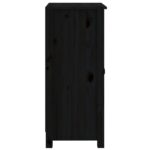vidaXL Komody 2 ks čierne 40x35x80 cm borovicový masív – Obrázok 6