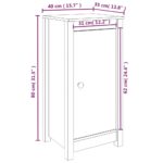 vidaXL Komody 2 ks čierne 40x35x80 cm borovicový masív – Obrázok 10