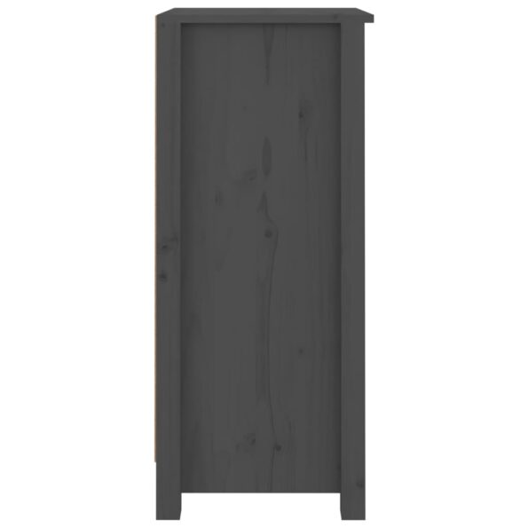vidaXL Komody 2 ks sivé 40x35x80 cm borovicový masív – Obrázok 6