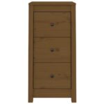 vidaXL Komody 2 ks medovo-hnedé 40x35x80 cm borovicový masív – Obrázok 5