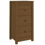 vidaXL Komody 2 ks medovo-hnedé 40x35x80 cm borovicový masív – Obrázok 7