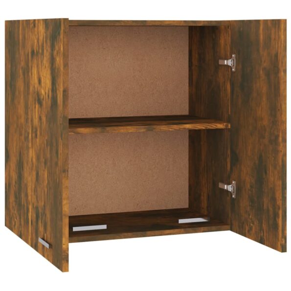 vidaXL Závesná skrinka tmavý dub 60x31x60 cm spracované drevo – Obrázok 6