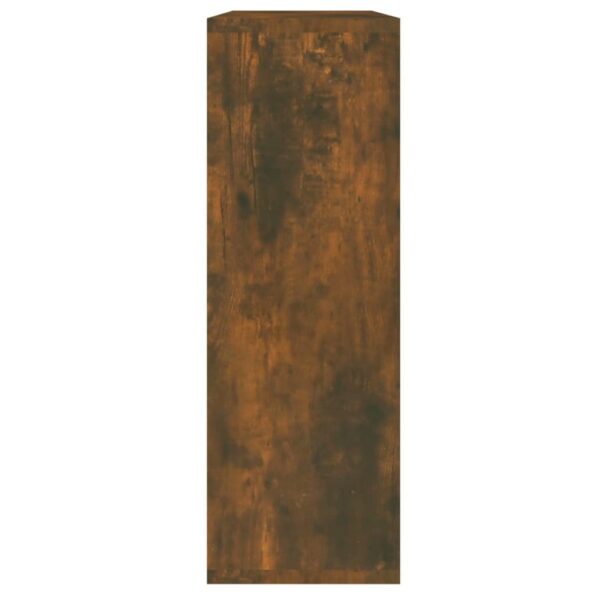 vidaXL Nástenná polica dymový dub 104x20x58,5 cm spracované drevo – Obrázok 4