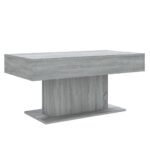 vidaXL Konferenčný stolík sivý dub sonoma 96x50x45 cm spracované drevo – Obrázok 2