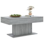 vidaXL Konferenčný stolík sivý dub sonoma 96x50x45 cm spracované drevo – Obrázok 4