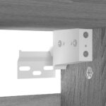 vidaXL Botník sivý dub sonoma 60x35x70 cm spracované drevo – Obrázok 8