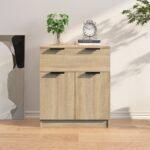 vidaXL Komoda dub sonoma 60x30x70 cm spracované drevo