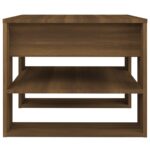 vidaXL Konferenčný stolík hnedý dub 55,5x55x45 cm spracované drevo – Obrázok 4
