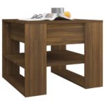 vidaXL Konferenčný stolík hnedý dub 55,5x55x45 cm spracované drevo – Obrázok 6
