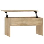 vidaXL Konferenčný stolík dub sonoma 80x50,5x41,5 cm spracované drevo – Obrázok 2