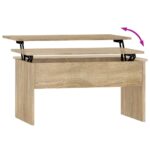 vidaXL Konferenčný stolík dub sonoma 80x50,5x41,5 cm spracované drevo – Obrázok 6