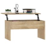 vidaXL Konferenčný stolík dub sonoma 80x50,5x41,5 cm spracované drevo – Obrázok 7