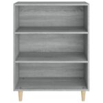 vidaXL Komoda sivý dub sonoma 69,5x32,5x90 cm spracované drevo – Obrázok 3