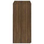 vidaXL Komoda s LED, hnedý dub 80x35x75 cm – Obrázok 10