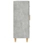 vidaXL Komoda betónovo sivá 69,5x34x90 cm spracované drevo – Obrázok 8