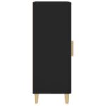 vidaXL Komoda čierna 34,5x34x90 cm spracované drevo – Obrázok 6