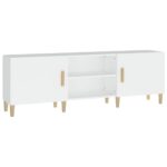 vidaXL TV stolík biely 150x30x50 cm spracované drevo – Obrázok 2