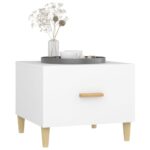 vidaXL Konferenčné stolíky 2 ks biele 50x50x40 cm kompozitné drevo – Obrázok 5