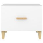 vidaXL Konferenčné stolíky 2 ks biele 50x50x40 cm kompozitné drevo – Obrázok 7
