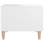 vidaXL Konferenčné stolíky 2 ks biele 50x50x40 cm kompozitné drevo – Obrázok 9