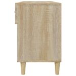 vidaXL Botník dub sonoma 102x35x55 cm spracované drevo – Obrázok 8