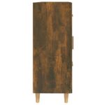 vidaXL Komoda dymový dub 69,5x34x90 cm spracované drevo – Obrázok 8