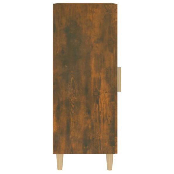 vidaXL Komoda dymový dub 34,5x34x90 cm spracované drevo – Obrázok 6