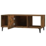 vidaXL Konferenčný stolík dymový dub 102x50x40 cm spracované drevo – Obrázok 6
