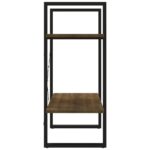 vidaXL 2-poschodová knižnica hnedý dub 60x30x70 cm spracované drevo – Obrázok 6