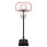 vidaXL Basketbalový stojan biely 237-307 cm polyetén – Obrázok 2