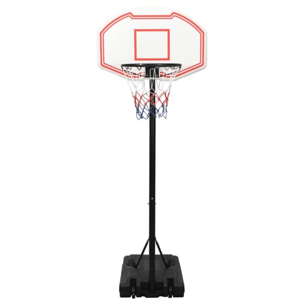 vidaXL Basketbalový stojan biely 237-307 cm polyetén – Obrázok 2