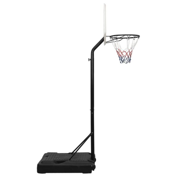 vidaXL Basketbalový stojan biely 237-307 cm polyetén – Obrázok 3