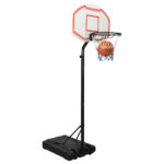 vidaXL Basketbalový stojan biely 237-307 cm polyetén – Obrázok 9