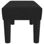 vidaXL Lavička čierna 70x30x30 cm látka – Obrázok 4