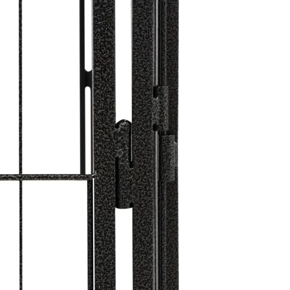 VXL8720287159063_g_en_hd_4.jpg vidaXL Ohrádka pre psov 32 panelov čierna 100x50 cm práškovaná oceľ – Obrázok 5