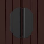 vidaXL Záhradná kôlňa tmevohnedá 192x108x223 cm pozinkovaná oceľ – Obrázok 7