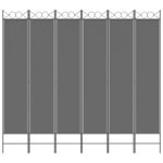 vidaXL 6-panelový paraván antracitový 240x220 cm látkový – Obrázok 3
