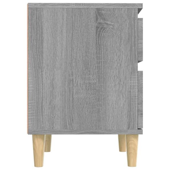 vidaXL Nočné stolíky 2 ks sivý dub sonoma 40x35x50 cm – Obrázok 7