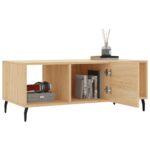 vidaXL Konferenčný stolík dub sonoma 102x50x40 cm kompozitné drevo – Obrázok 4