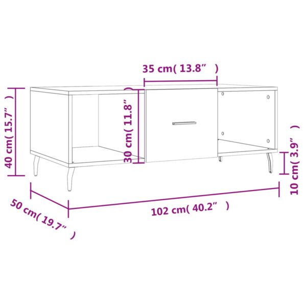 VXL8720845427801_g_en_hd_8.jpg vidaXL Konferenčný stolík dub sonoma 102x50x40 cm kompozitné drevo – Obrázok 10
