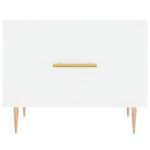 vidaXL Konferenčné stolíky 2 ks biele 50x50x40 cm kompozitné drevo – Obrázok 6