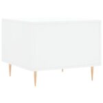 vidaXL Konferenčné stolíky 2 ks biele 50x50x40 cm kompozitné drevo – Obrázok 9