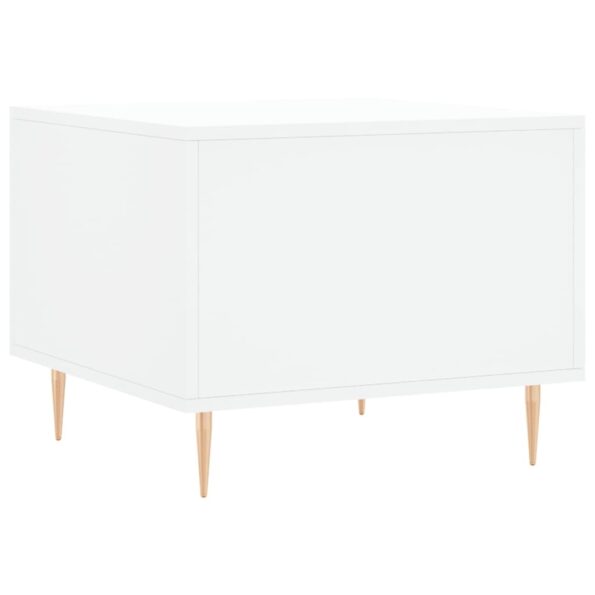vidaXL Konferenčné stolíky 2 ks biele 50x50x40 cm kompozitné drevo – Obrázok 9
