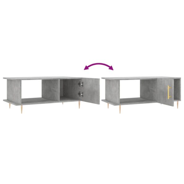 vidaXL Konferenčný stolík betónovo sivý 90x50x40 cm kompozitné drevo – Obrázok 9