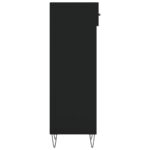 vidaXL Botník čierny 30x35x105 cm kompozitné drevo – Obrázok 7